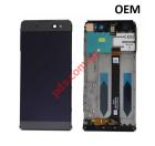   LCD Sony F3211 Xperia XA Ultra Black OEM Frame (Display + Touch Unit + Front Cover)   