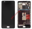   LCD OnePlus 3/3T A3003 Black W/Frame Display IPS touch screen digitizer Bulk