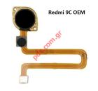 Flex cable Xiaomi Redmi 9C (M2006C3MNG) Black OEM Fingerprint Sensor Bulk