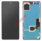    LCD Google Pixel 7a (GHL1X) 2023 Black Display Touch screen with digitizer with frame Bulk ORIGINAL