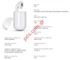  Bluetooth XO BE2 V5.0 Earbud TW Mono White    ()