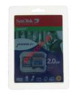 Memory card Mini secure digital 2GB   ( SanDisk and adaptor) Blister