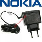 Γνήσιος φορτιστής σπιτιού Nokia AC-3E Bulk 220Volt (2mm Thin Pin)