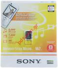   Memory Stick Micro 2 Card 8GB SONY BLISTER (w/o Adapter) 