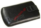Leather case Bugatti pouch for Apple iPhone, HTC, BlackBerry models size L :7,8cm x 11,9cm  