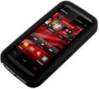 Case from silicon for NOKIA 5530 in black color